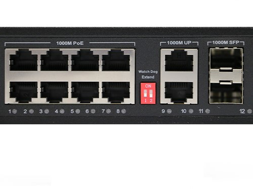سوییچ 8 پورت POE گیگ اچ وان مدل H1 Switch SNG3008P-2G-2S