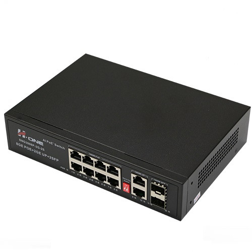 سوییچ 8 پورت POE گیگ اچ وان مدل H1 Switch SNG3008P-2G-2S