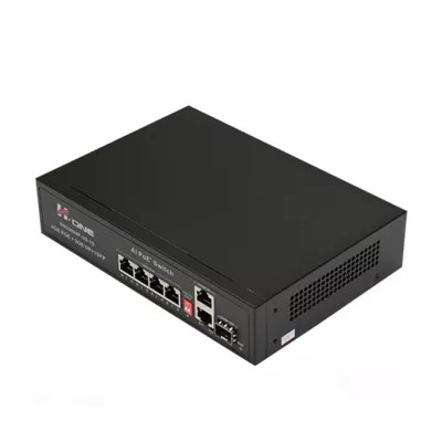 سوییچ 4 پورت POE گیگ اچ وان مدل H1 Switch SNG2004P-2G-1S