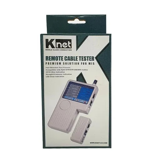 تستر کابل شبکه کی نت مدل Knet K-N8000
