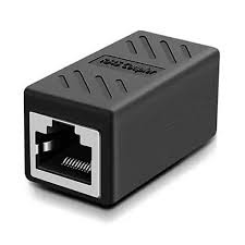 برل شبکه 1 به 1 RJ45 فلزی مشکی رنگ