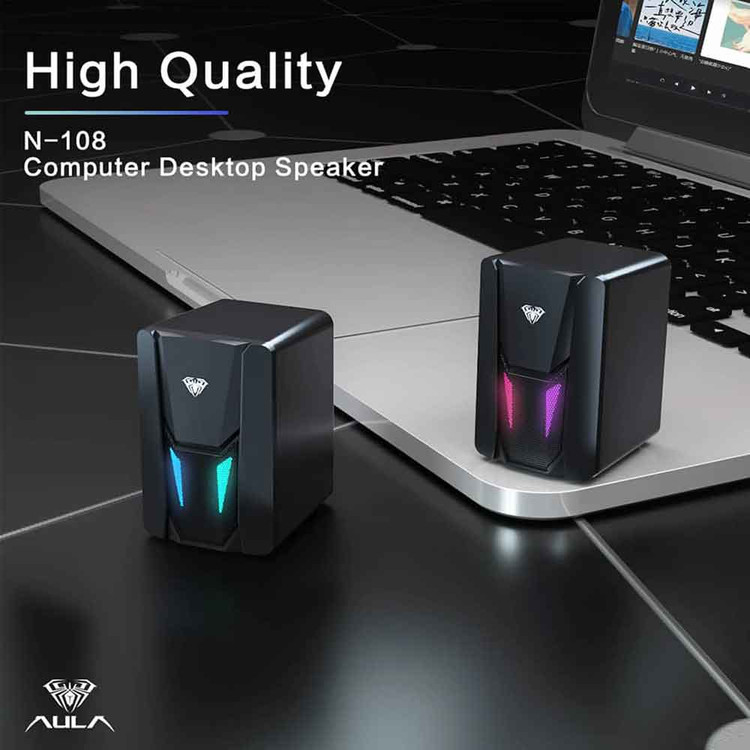 اسپیکر رومیزی آئولا Aula مدل N-108 RGB