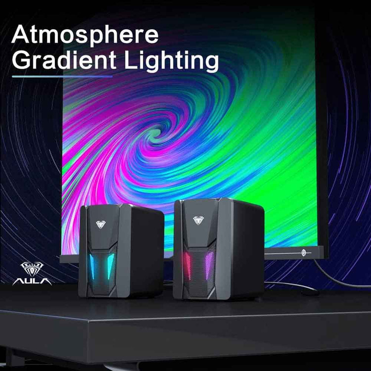 اسپیکر رومیزی آئولا Aula مدل N-108 RGB