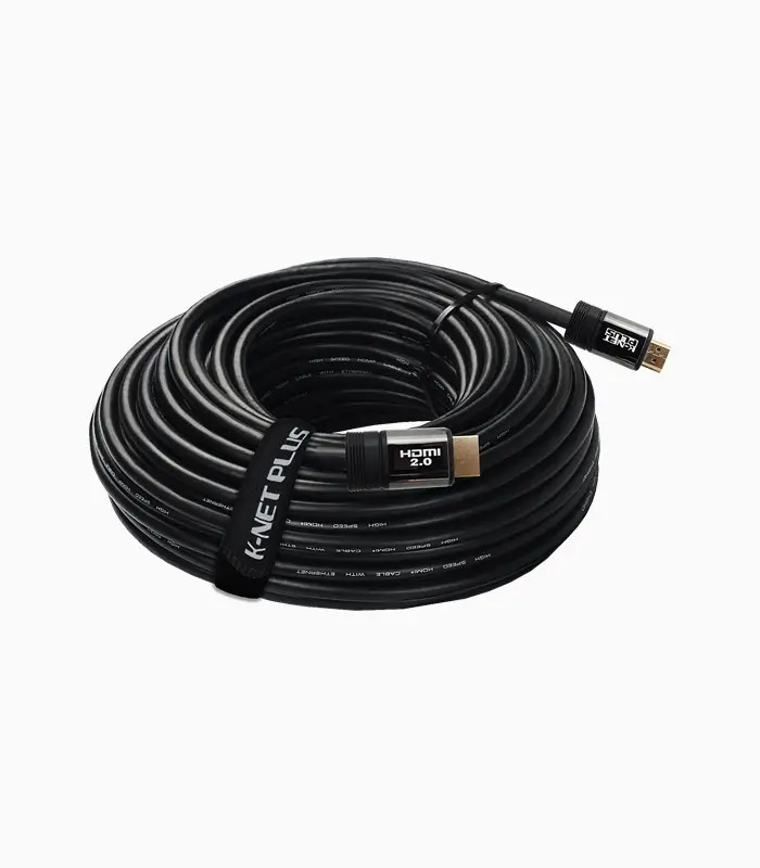 کابل HDMI 4K 2.0 کی نت پلاس با طول 20 متر مدل KP-CH20200