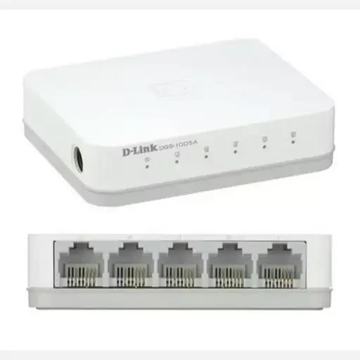 سوئیچ دسکتاپ 5 پورت گیگابیتی دی-لینک مدل DGS-1005A