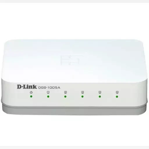 سوئیچ دسکتاپ 5 پورت گیگابیتی دی-لینک مدل DGS-1005A