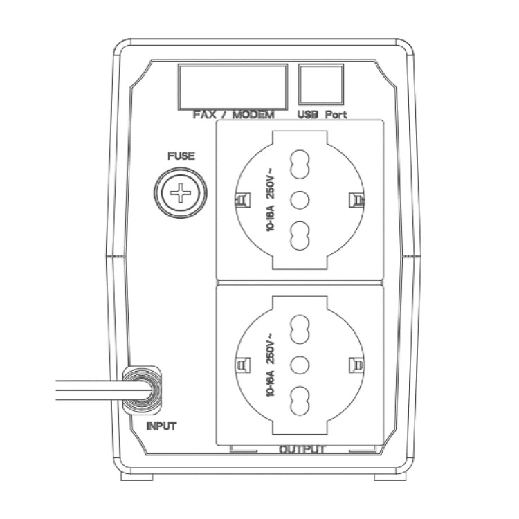 یو پی اس هایک ویژن مدل DS-UPS1000