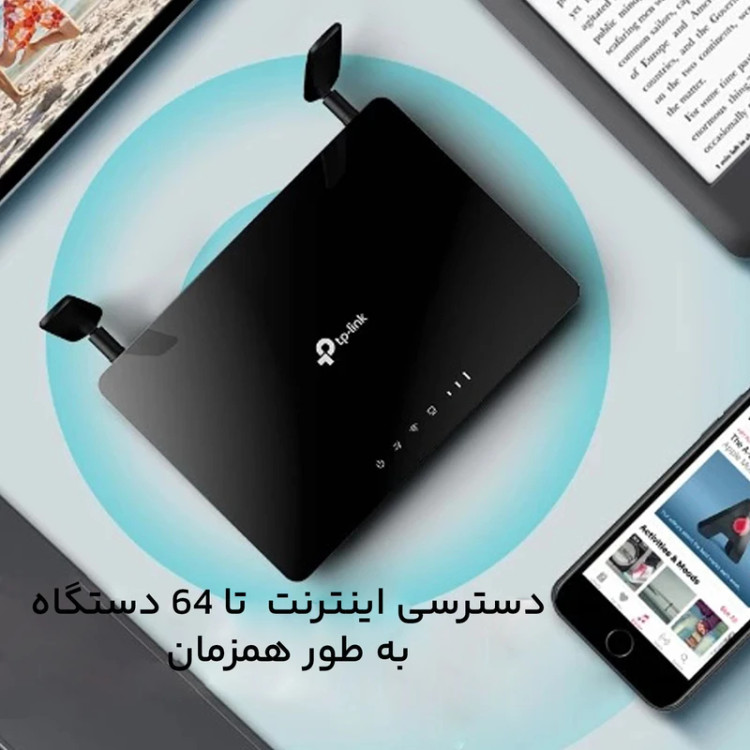 مودم روتر بیسیم سیم کارتی 4G LTE تی پی-لینک مدل MR400 V4.20