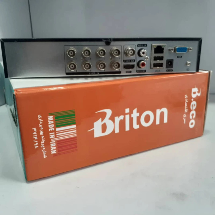 دستگاه ضبط ویدئو 8 کاناله برایتون مدل UVRA08EMB PLUS-D78G
