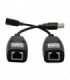 اکستندر( افزایش کابل) USB وی نت تا متراژ 50 متر مدل V-EXUSB050