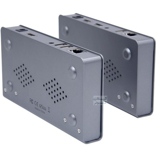 اکستندر HDMI و KVM تا 120 متر 4K با کابل شبکه و خروجی صدا