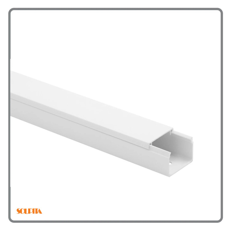 داکت ساده سفید سوپیتا سایز 2.5*2 مدل 2520SA0001 (شاخه دو متری)