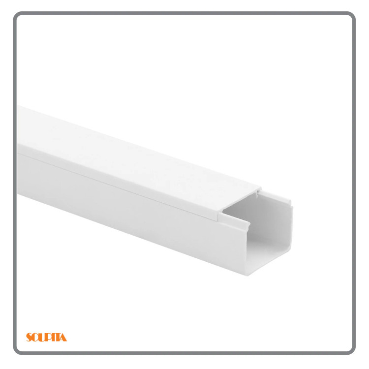 داکت ساده سفید سوپیتا سایز 3*3 مدل 3030SA0001 (شاخه دو متری)