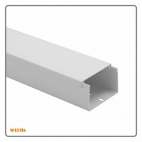 داکت ساده سفید سوپیتا سایز 6*4 مدل 6040SA0001 (شاخه دو متری)