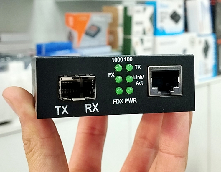 مدیا کانورتر ماژول خور فیبر نوری جوینت مدل JN-1001-SFP