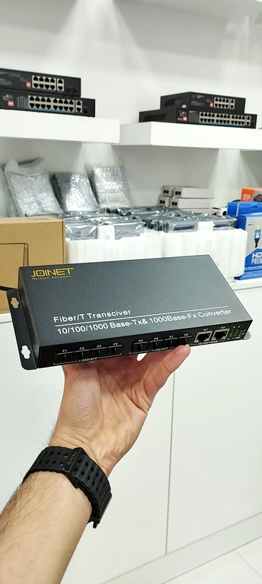 سوئیچ کور(فیبر) 8پورت گیگ جوینت مدل JN-802SG