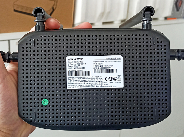 روتر بی سیم دو باند برند هایک ویژن مدل DS-3WR12C