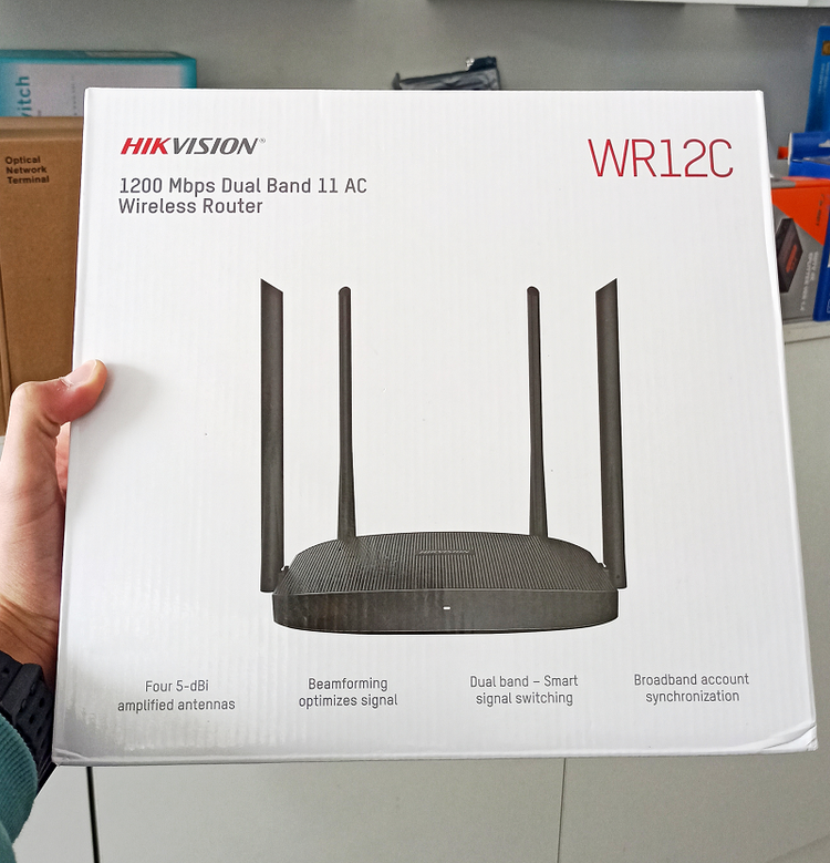 روتر بی سیم دو باند برند هایک ویژن مدل DS-3WR12C