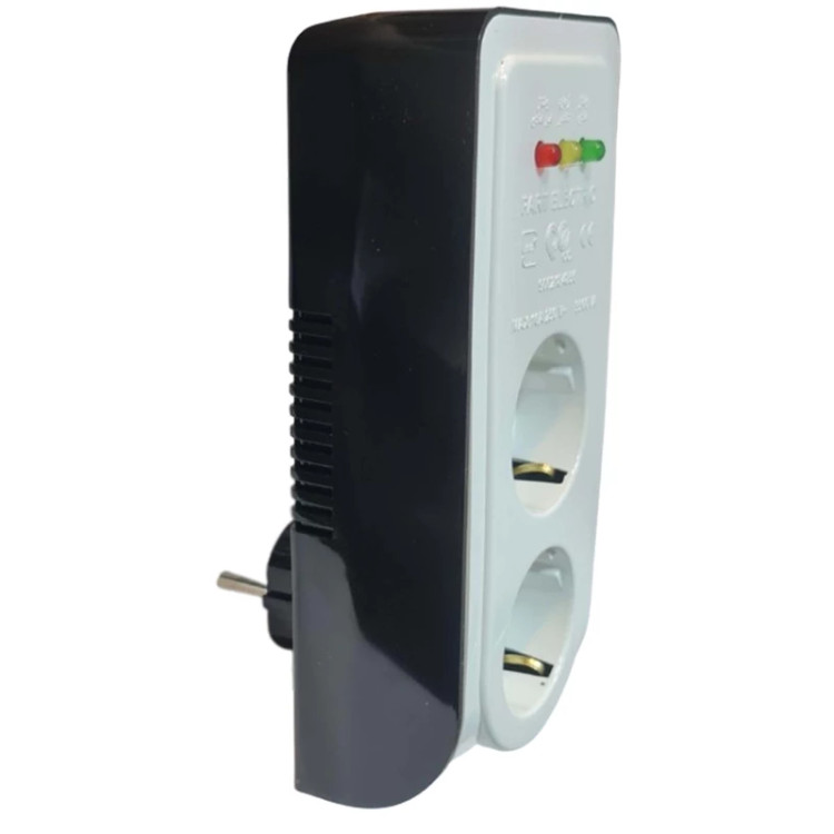 محافظ ولتاژ ۲ خانه بدون کابل مناسب یخچال و فریز مدل پارت الکتریک کد 2834