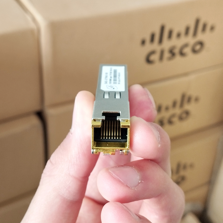 ماژول تبدیل فیبر نوری به شبکه برند CISCO مدل GLC-T