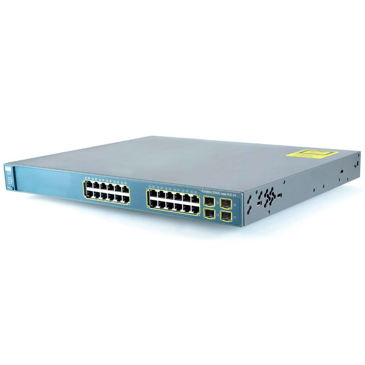 سوئیچ شبکه 24 پورت برند سیسکو مدل WS-C3560G-24PS-S