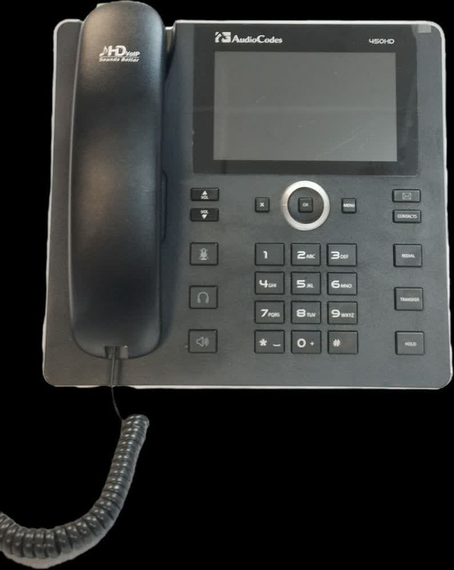 تلفن تحت شبکه Voip مدل Audio Codes 450 HDS(استوک تمیز و سالم)