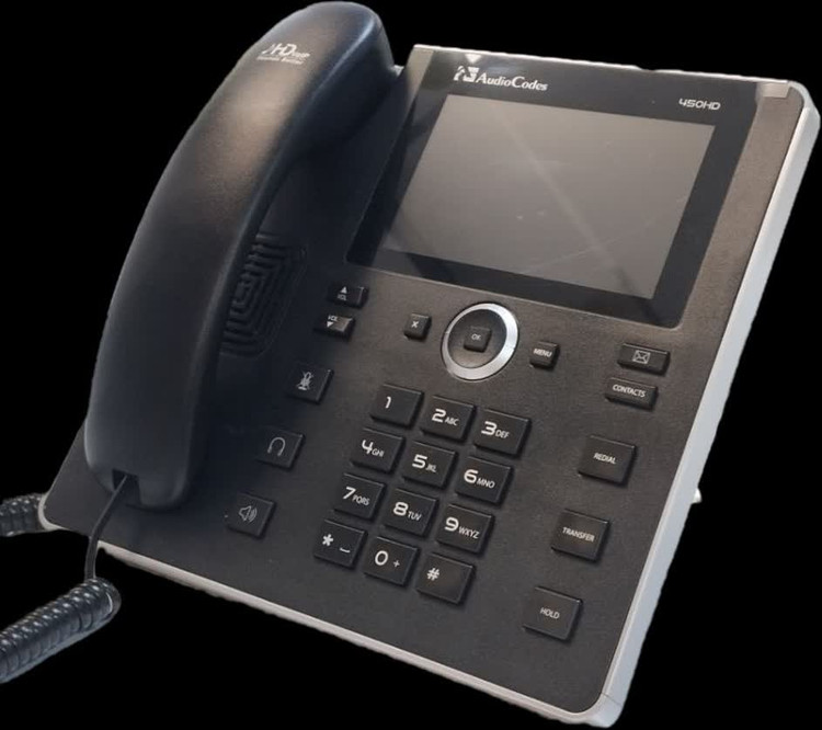 تلفن تحت شبکه Voip مدل Audio Codes 450 HDS(استوک تمیز و سالم)