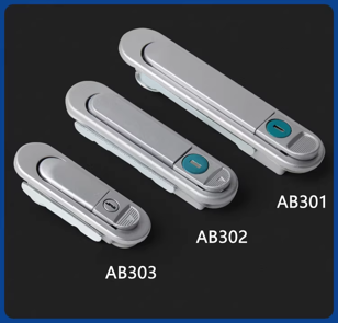 قفل سوئیچ دار عمودی نقره ای (بزرگ) مدل AB301-1 جوینت