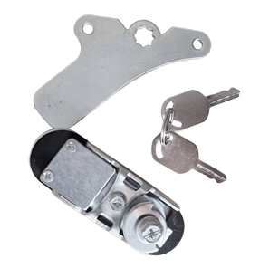قفل سوئیچ دار عمودی نقره ای (کوچک) مدل AB301-3 جوینت