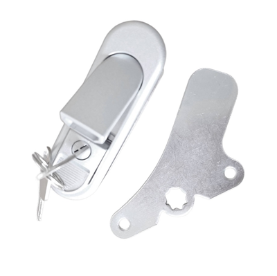 قفل سوئیچ دار عمودی نقره ای (کوچک) مدل AB301-3 جوینت