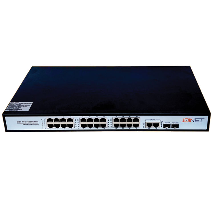 سوئیچ شبکه 24 پورت PoE گیگ جوینت مدل JN-2422GS